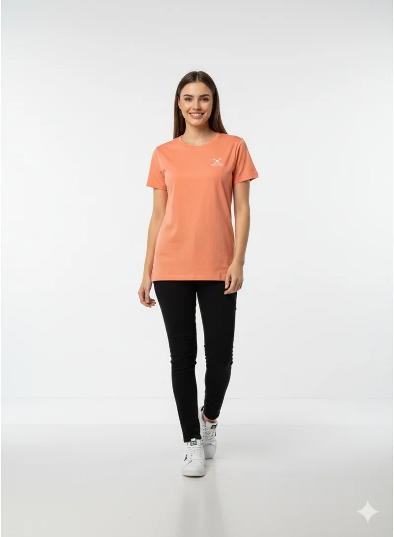 لعب البولو Girls Graphic T-shirt -ORANGE